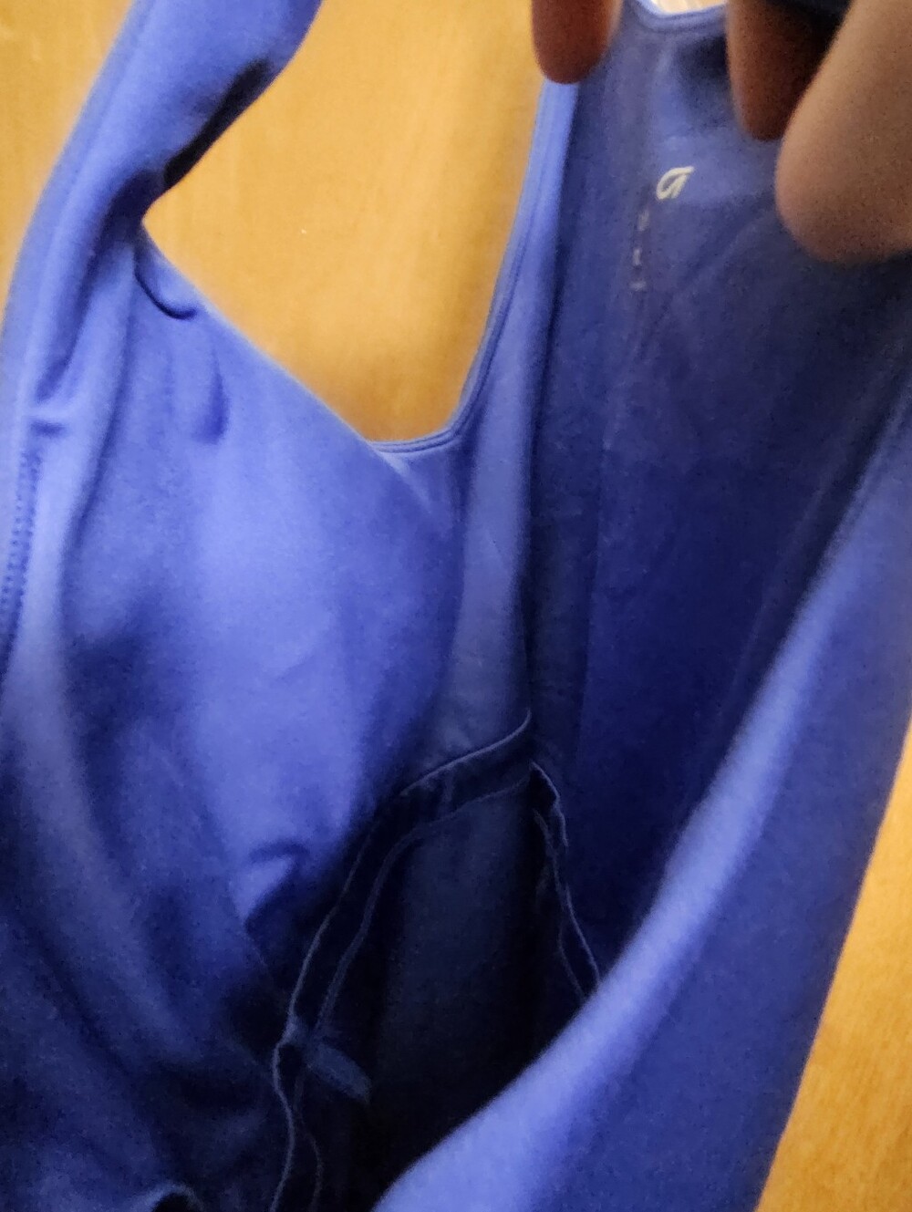 Gap Fit womens blue Active Tank Dress built-in shorts & shelf bra plus XXL - Picture 11 of 11